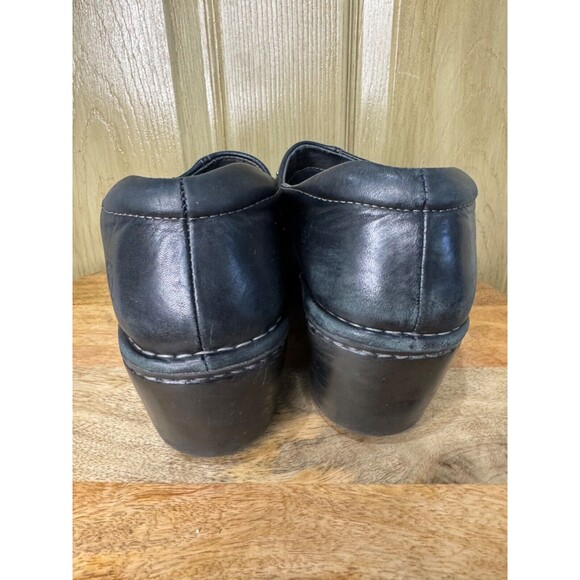 Ariat Womens Size 9.5 Black/Gray Leather Mules Clogs Ashland Western - Picture 5 of 6